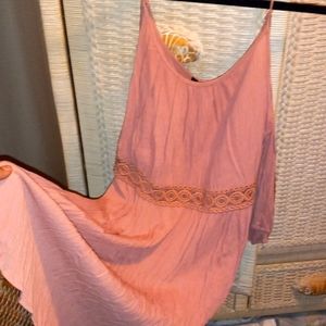 Pink flowy dress from Target